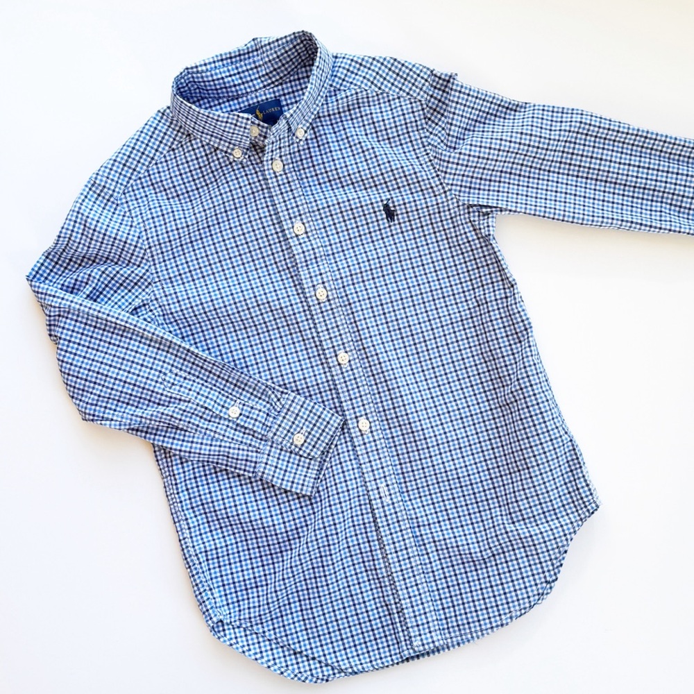 Boy Ralph Lauren Plaid Buttondown